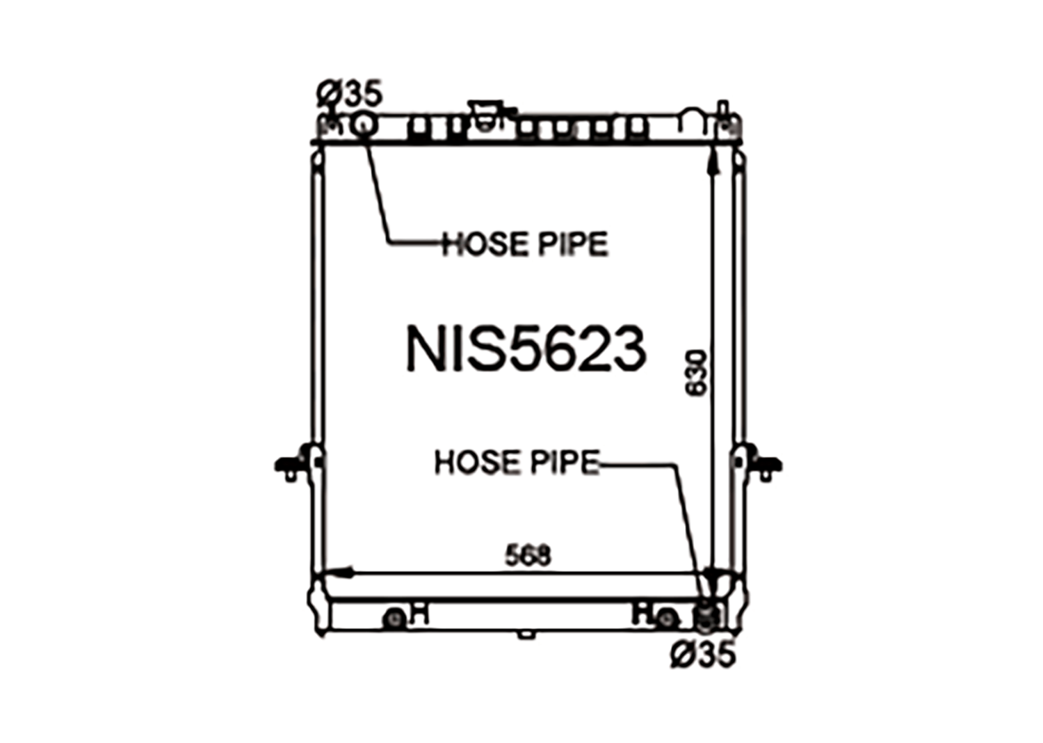 Nissan Patrol / Safari GU Y61 4.8L Petrol 2002-2016 [No Bleed Pipe]