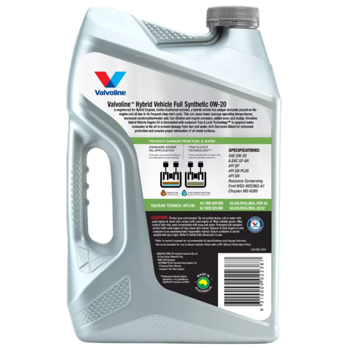 Valvoline 0W20 - Hybrid Vehicle - 6L