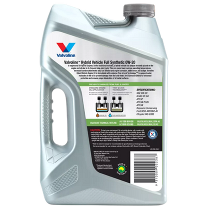Valvoline 0W20 - Hybrid Vehicle - 6L