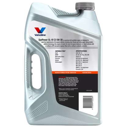 Valvoline 5W30 - Synpower Xl-Iii C3 - 6L