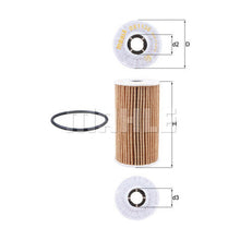 Jaguar Land Rover Engine Oil Filter - Mahle OX1138D