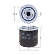 Land Rover Engine Oil Filter - Mahle OC288