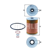 Mercedes Engine Oil Filter Kit - Mahle 0001800609