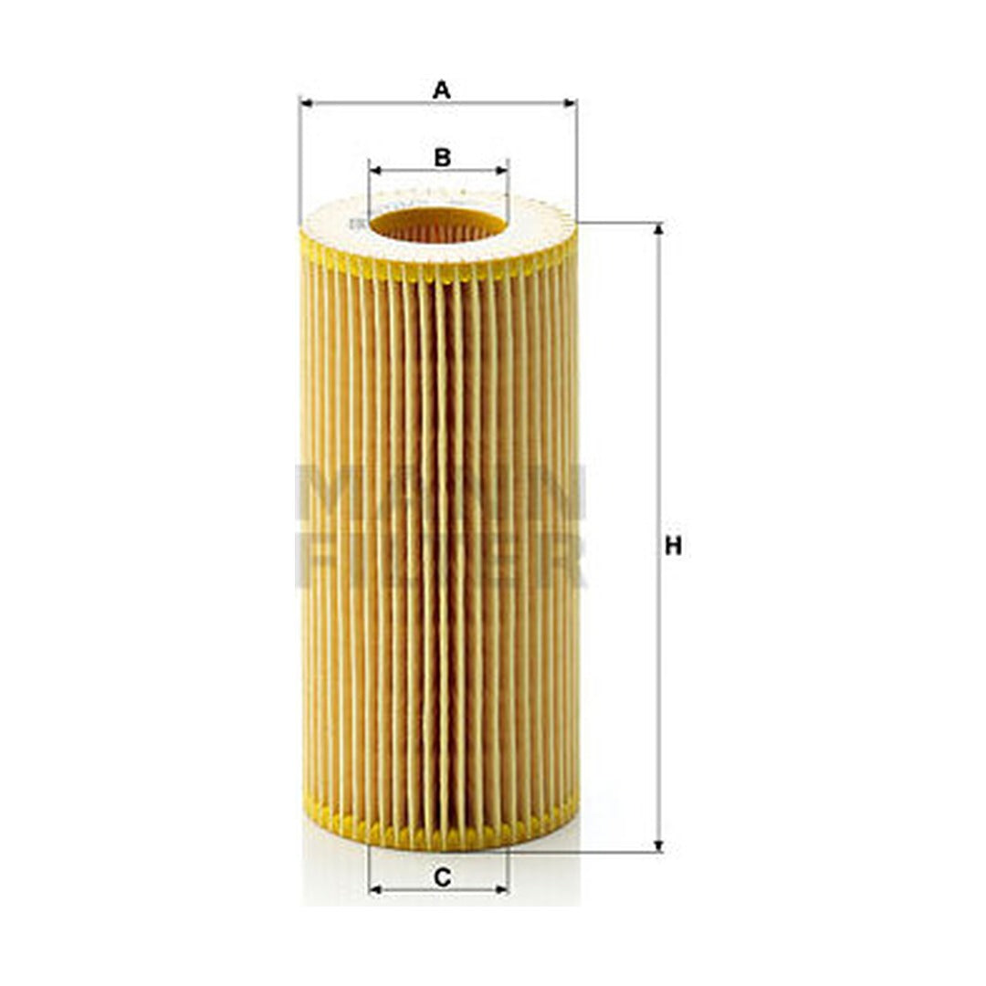 Mercedes Engine Oil Filter Kit - Mann 6131800009