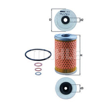Mercedes Engine Oil Filter - Mahle 0001802409