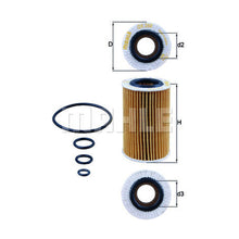 Mercedes Engine Oil Filter - Mahle 0001802809