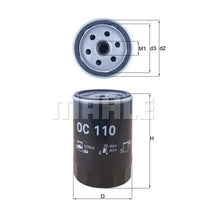 Mercedes Engine Oil Filter - Mahle OC110