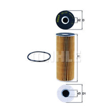 Mercedes Engine Oil Filter - Mahle OX133D
