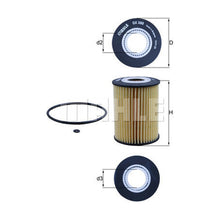 Mercedes Engine Oil Filter - Mahle OX380D
