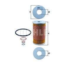 Mercedes Oil Filter Kit - Mahle/Behr 0001800009