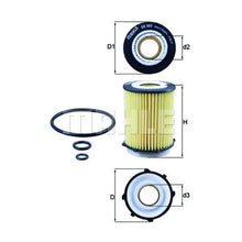 Mercedes Oil Filter Kit - Mahle/Behr 2701800109