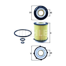 Mercedes Oil Filter Kit - Mahle/Behr 2701800109