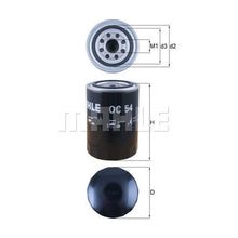 Porsche Engine Oil Filter - Mahle OC54