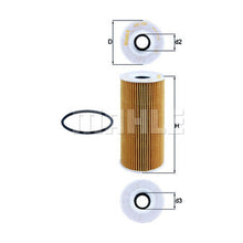 Porsche Engine Oil Filter - Mahle OX366D