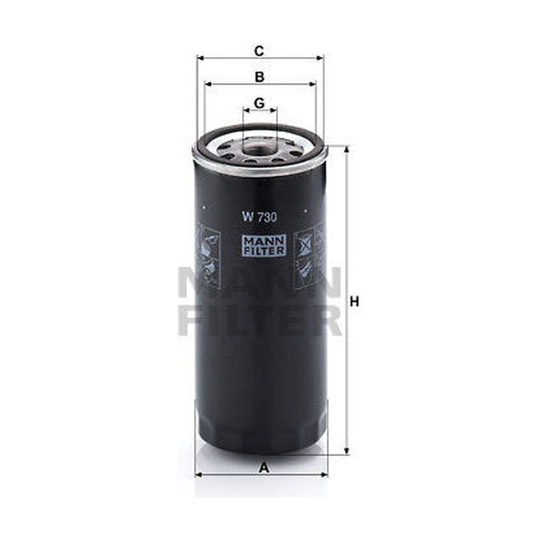 Porsche Engine Oil Filter - Mann W730