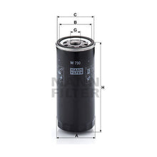 Porsche Engine Oil Filter - Mann W730