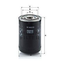 Porsche Engine Oil Filter - Mann W94029