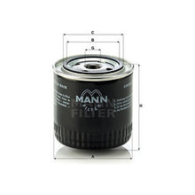 Porsche VW Engine Oil Filter - Mann W92017