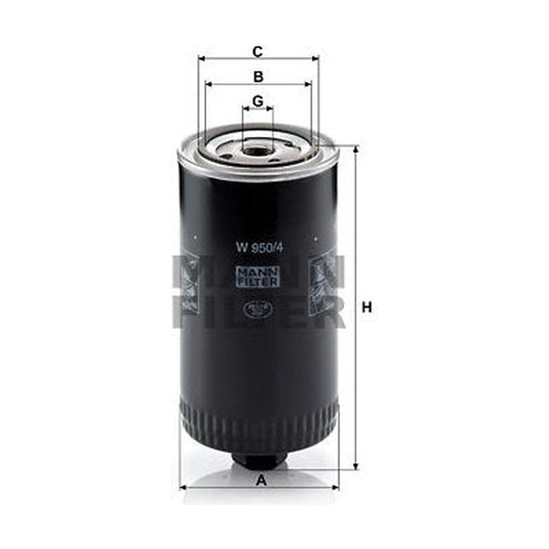 Volvo VW Engine Oil Filter - Mann W950/4