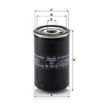 VW Engine Oil Filter - Mann W719/12